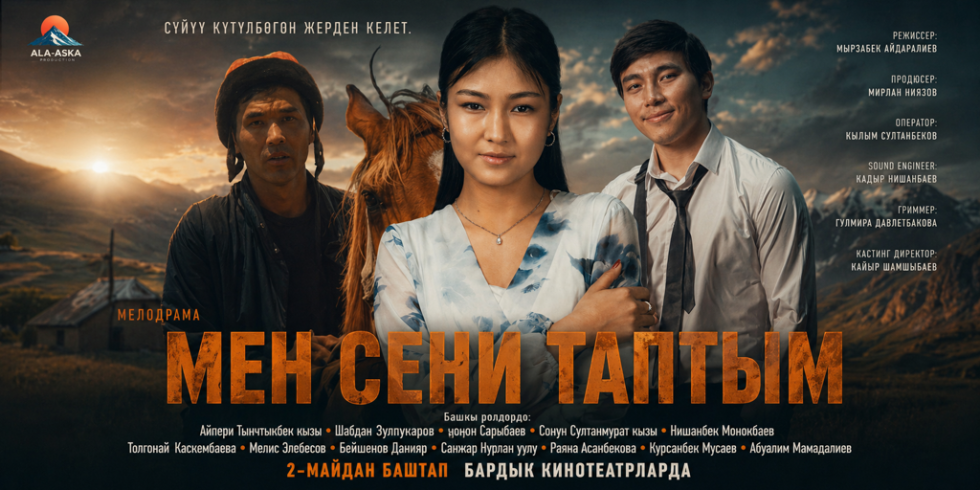 мен сени таптым